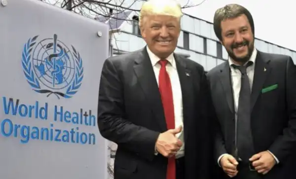 donald trump matteo salvini oms 