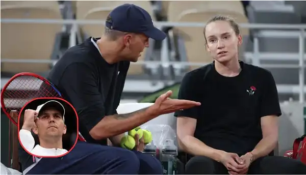 elena rybakina e il coach stefano vukov 