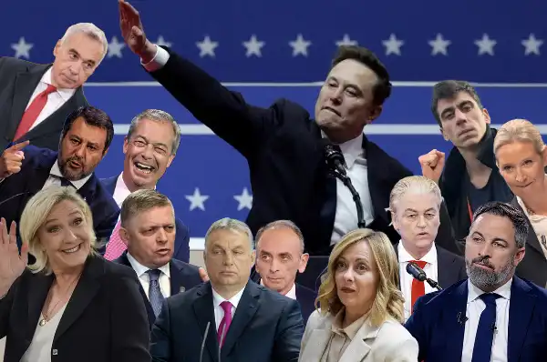 fidias panayiotou - giorgia meloni - matteo salvini - zemmour - elon musk - viktor orban - marine le pen - robert fico