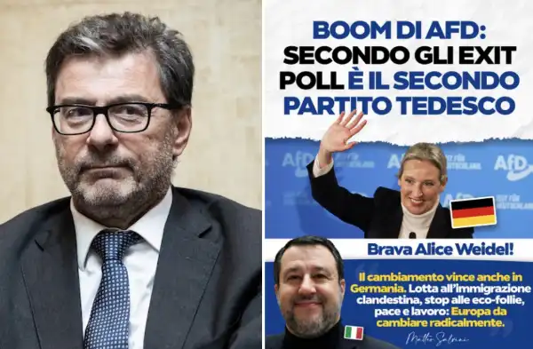 giancarlo giorgetti matteo salvini