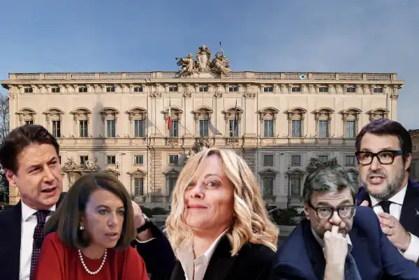 giuseppe conte maria alessandra sandulli giorgia meloni matteo salvini giancarlo giorgetti corte costituzionale consulta 