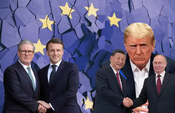 keir starmer emmanuel macron donald trump xi jinping vladimir putin