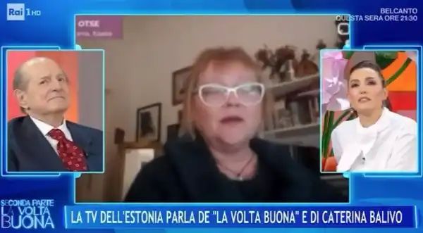 la giornalista ulle toode contro caterina balivo