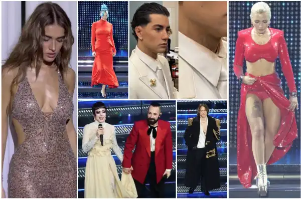 look sanremo 2025 prima serata