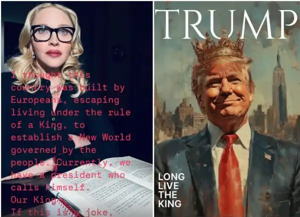 madonna vs donald trump