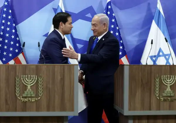 marco rubio e benjamin netanyahu a gerusalemme