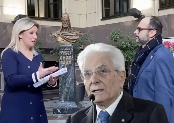 maria zakharova sergio mattarella vincenzo lorusso 