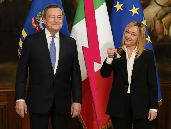 mario draghi giorgia meloni 