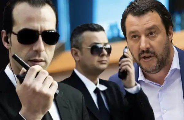 matteo salvini agenzia agenzie agenti intelligence servizi segreti 