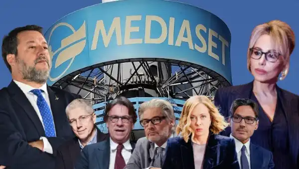 mediaset matteo salvini marina berlusconi piersilvio giorgia meloni paolo del debbio mario giordano nicola porro