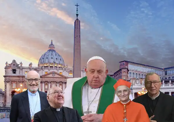 michael czerny kevin joseph farrell bergoglio papa francesco vaticano pietro parolin matteo zuppi 