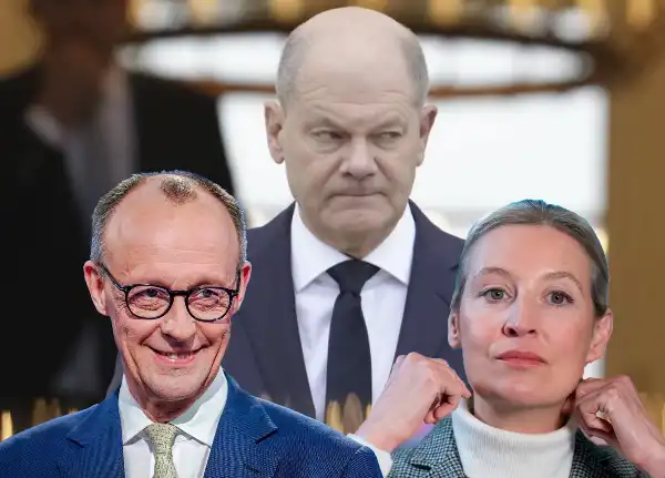 olaf scholz friedrich merz alice weidel 