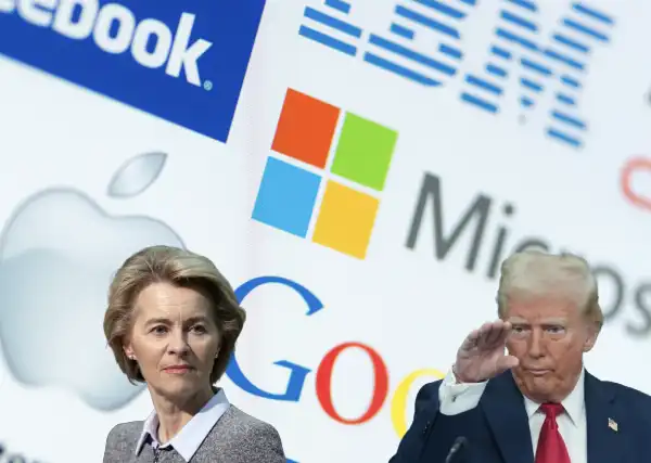 ursula von der leyen donald trump big tech apple google facebook meta