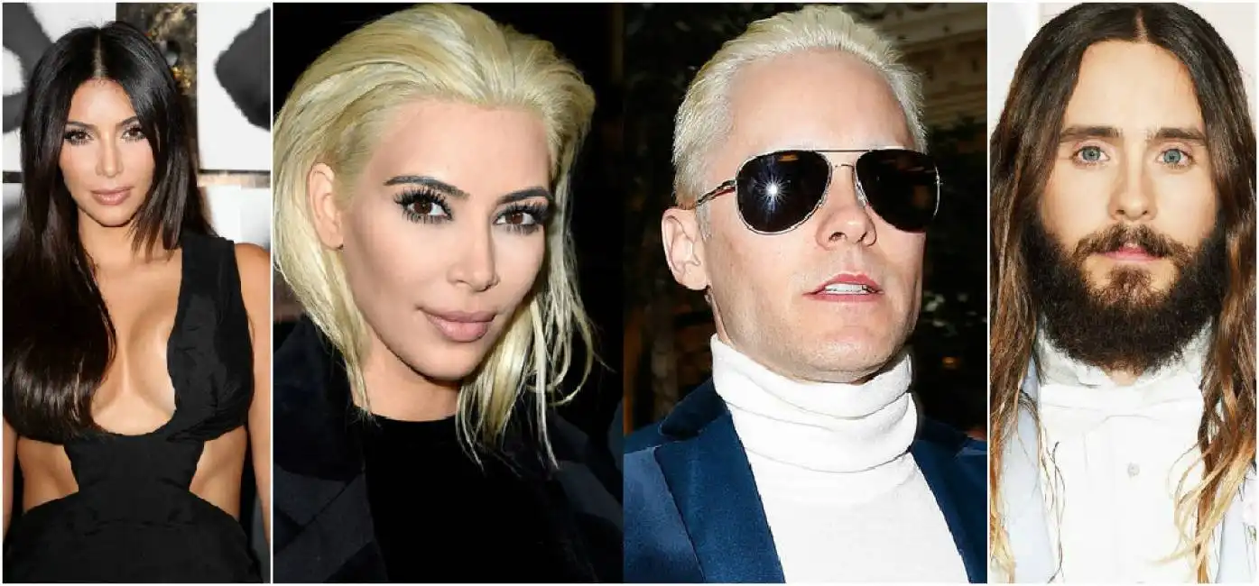 jared leto kim kardashian biondi