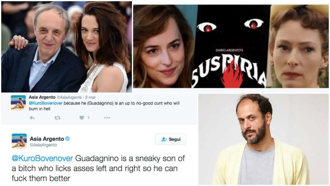 asia argento luca guadagnino