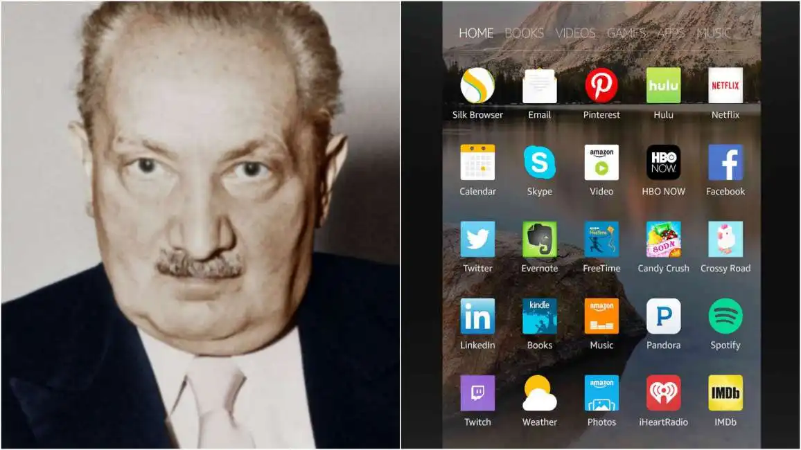 collage heidegger tablets