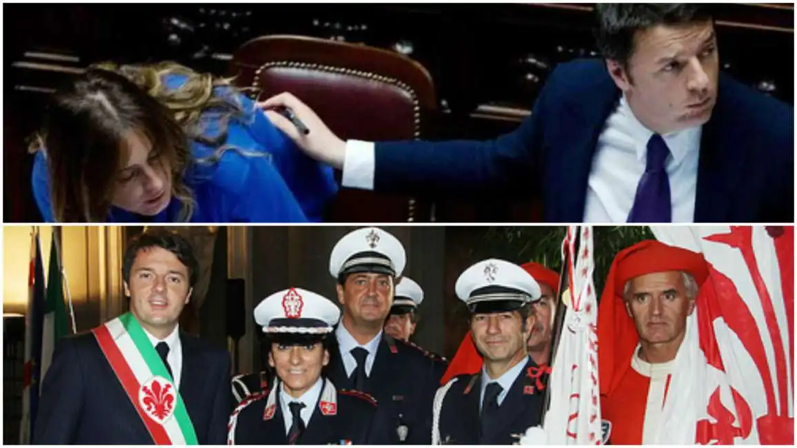 fotomontaggio manzione boschi