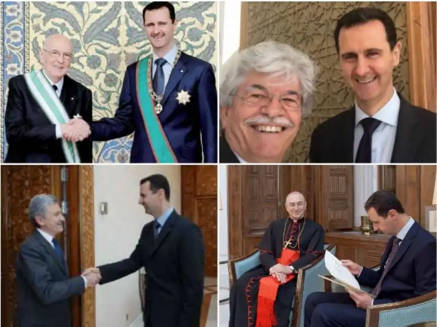 assad napolitano razzi dalema cardinali