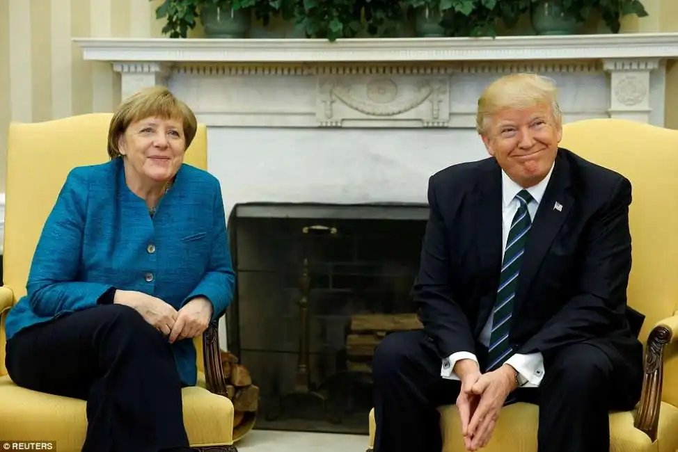 donald trump angela merkel