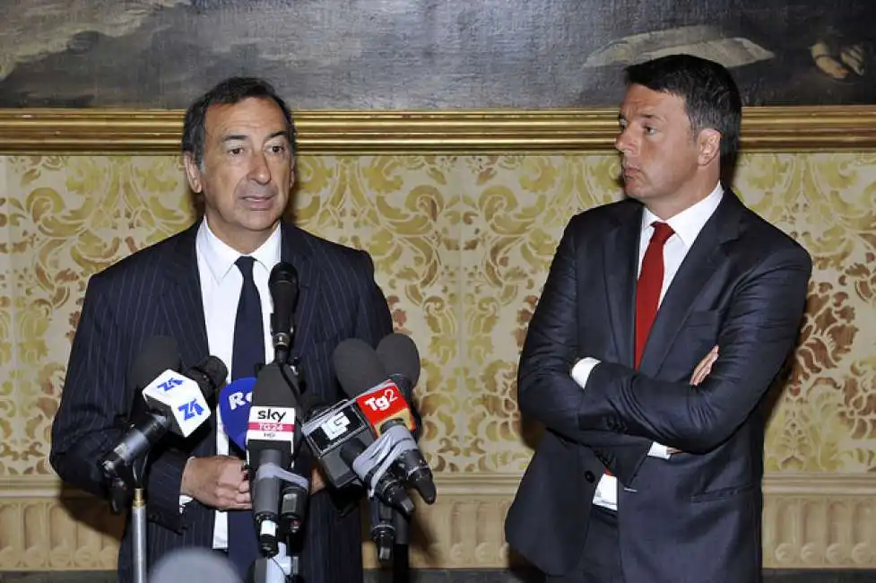 matteo renzi beppe sala