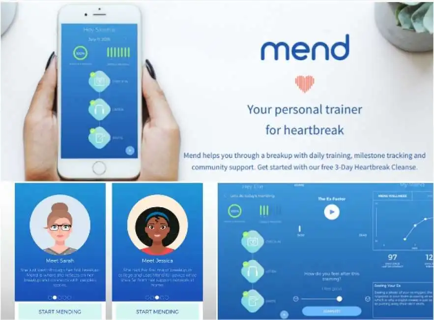 mend - app per cuori infranti