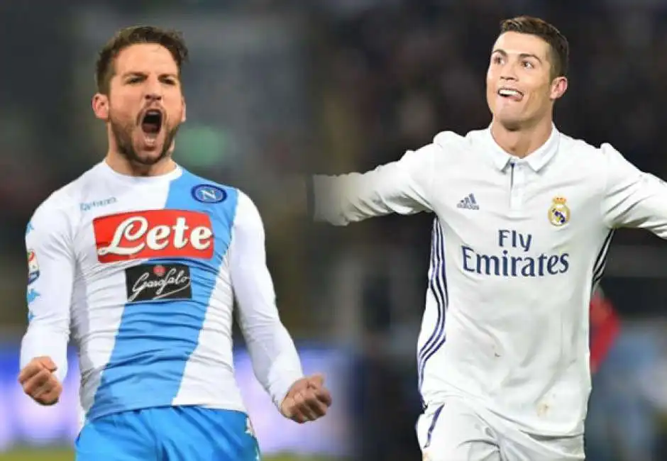 mertens cristiano ronaldo napoli real madrid