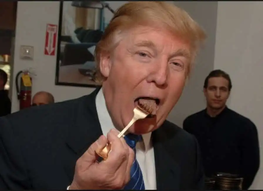 trump mangia