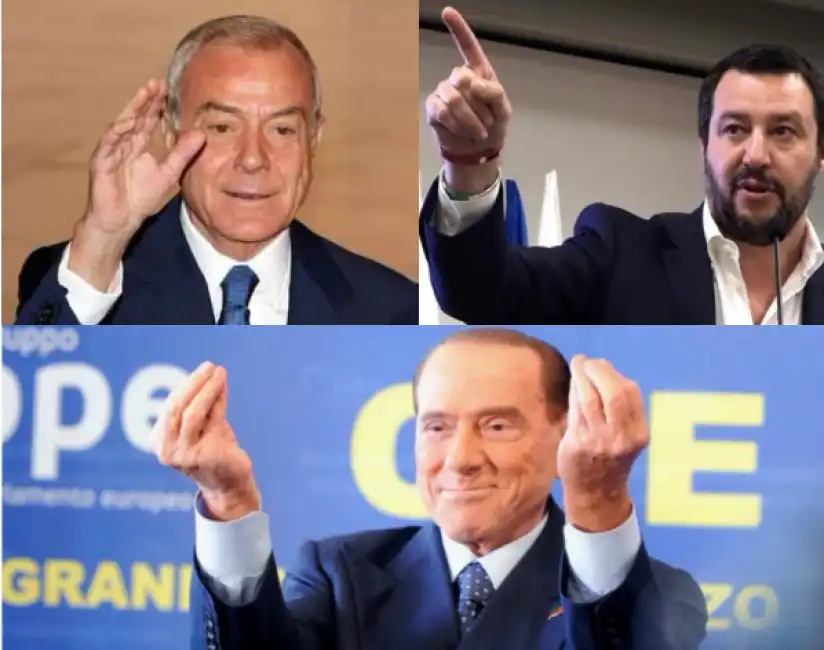 berlusconi letta salvini