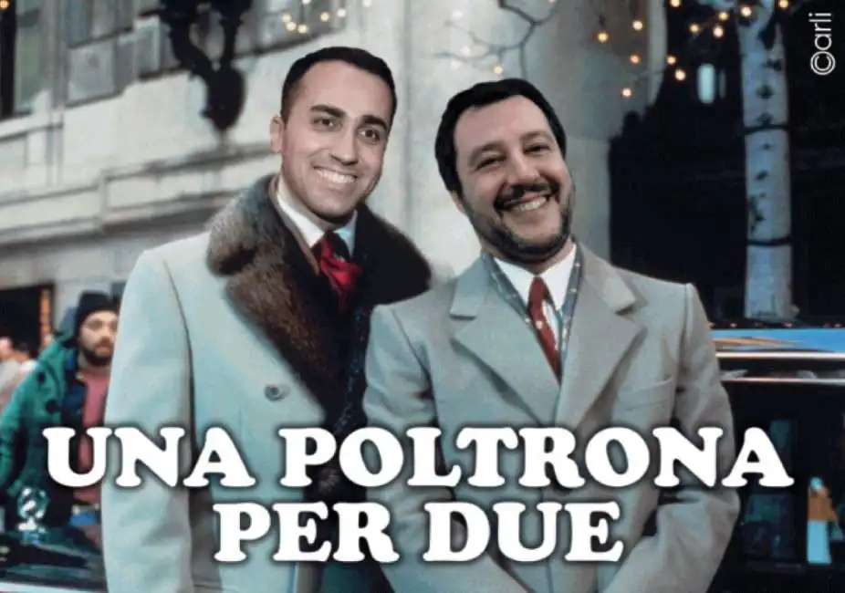 di maio e salvini - una poltrona per due