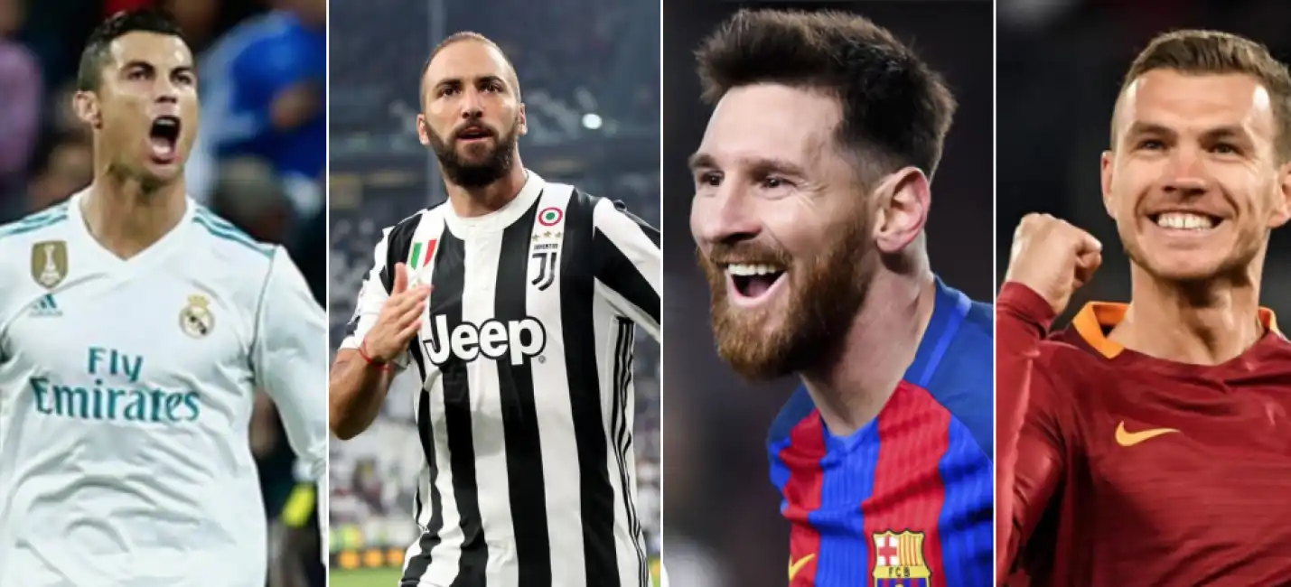 dzeko messi higuain ronaldo