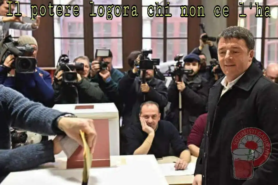 matteo renzi al voto