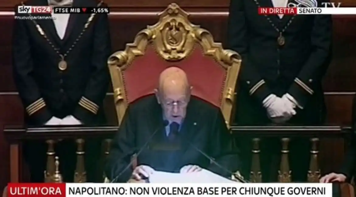 napolitano senato