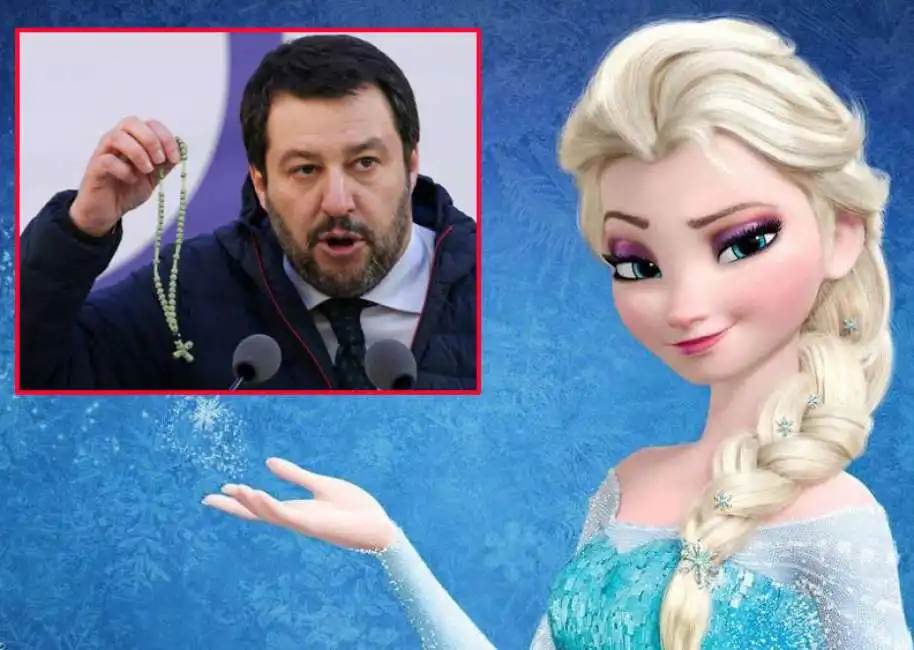 salvini elsa frozen