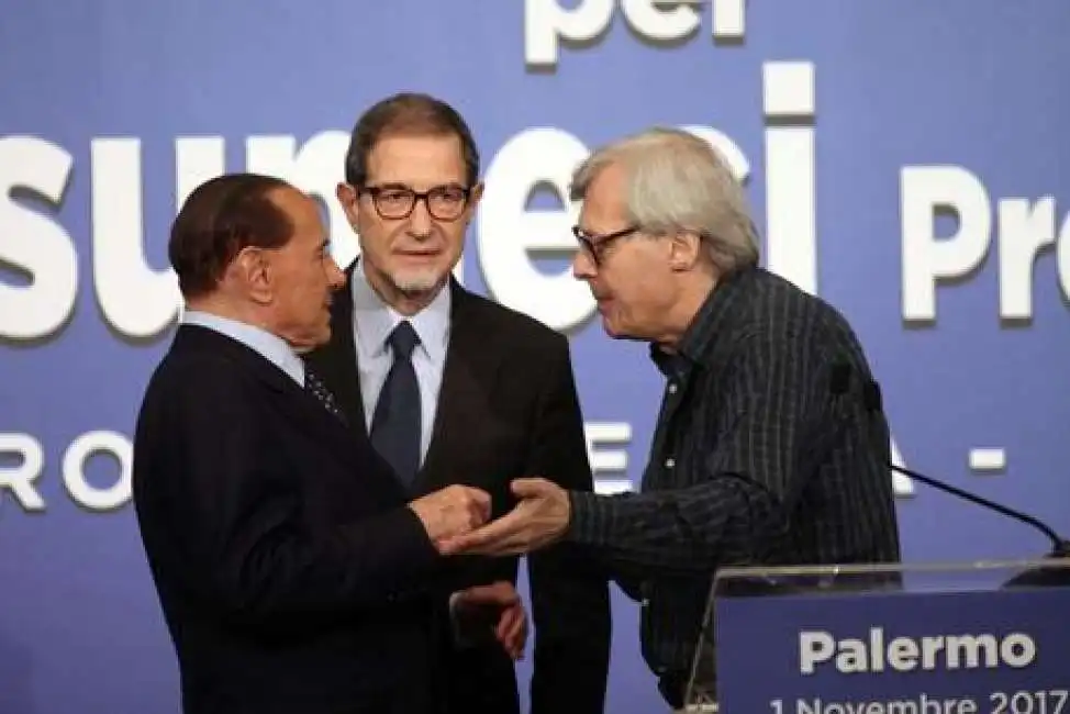 sgarbi musumeci berlusconi