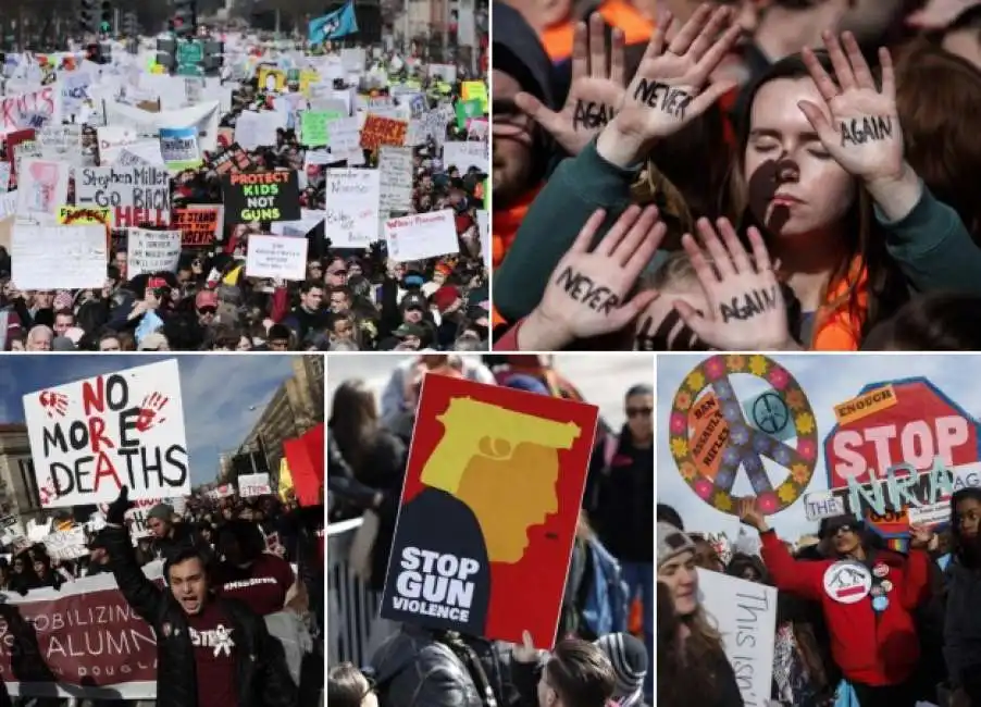 stati uniti marcia degli studenti contro le armi 