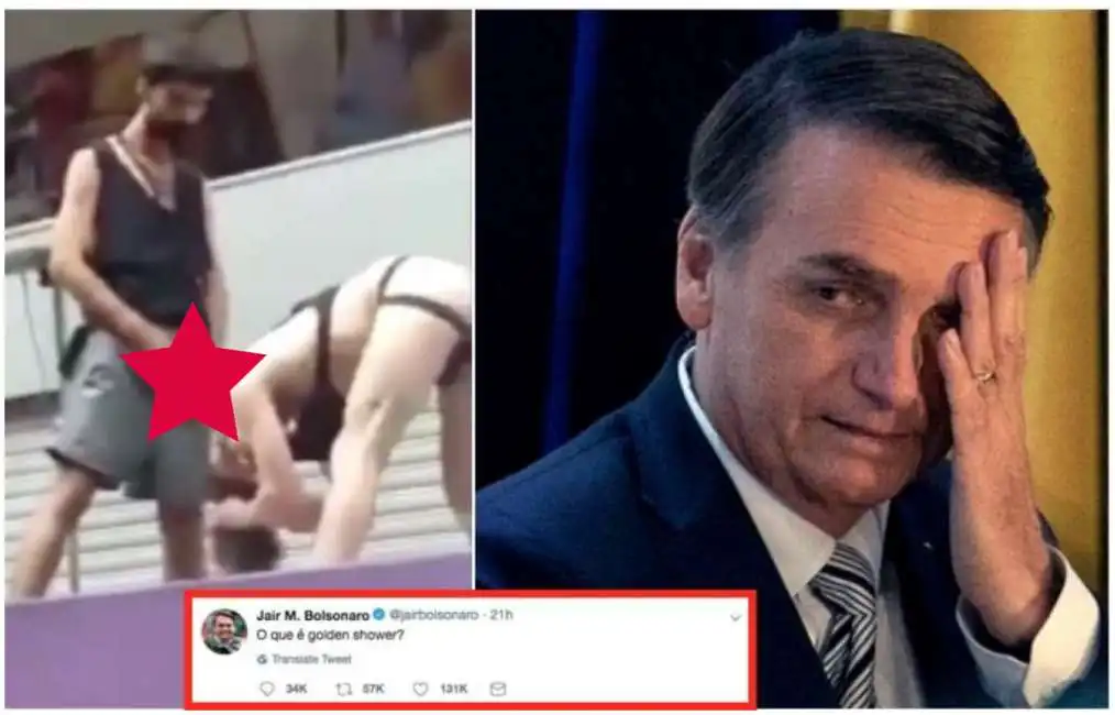 bolsonaro golden shower