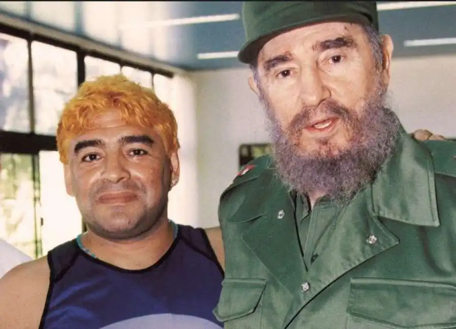 diego maradona fidel castro