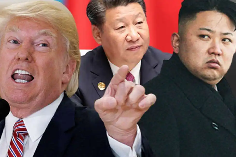 donald trump xi jinping kim jong un