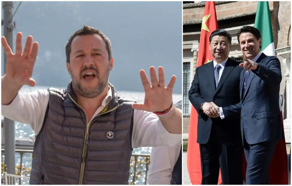 salvini conte jinping