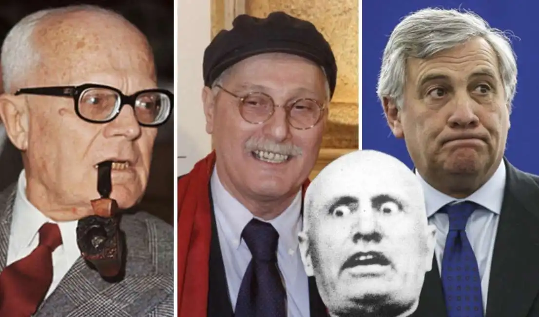 sandro pertini antonio pennacchi antonio tajani mussolini