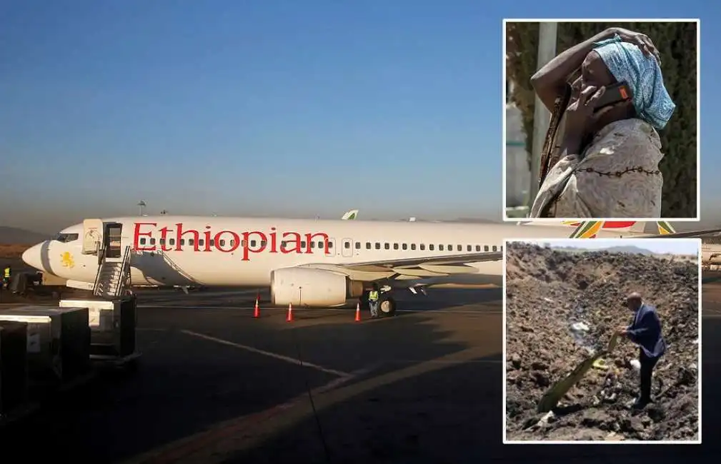 schianto del volo ethiopian airlines 