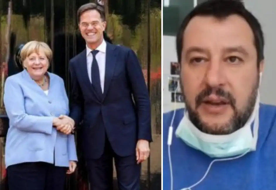 angela merkel mark rutte matteo salvini