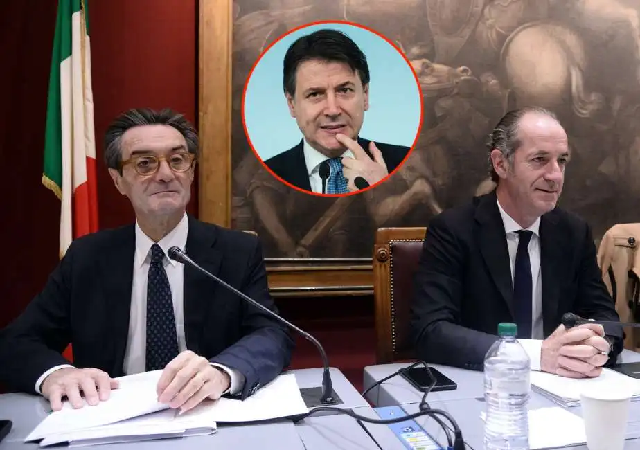 attilio fontana luca zaia giuseppe conte