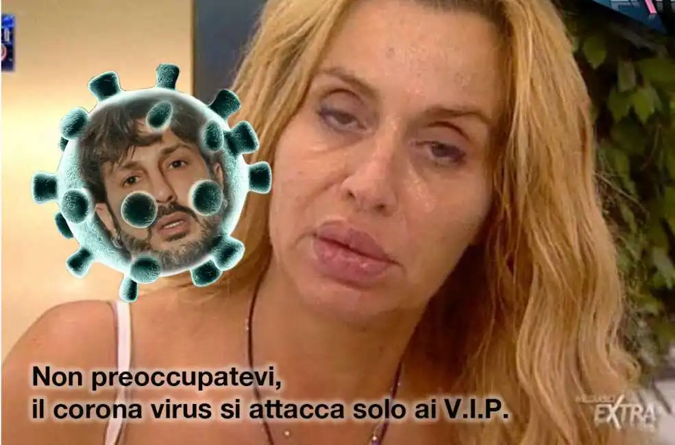 coronavirus fabrizio corona valeria marini