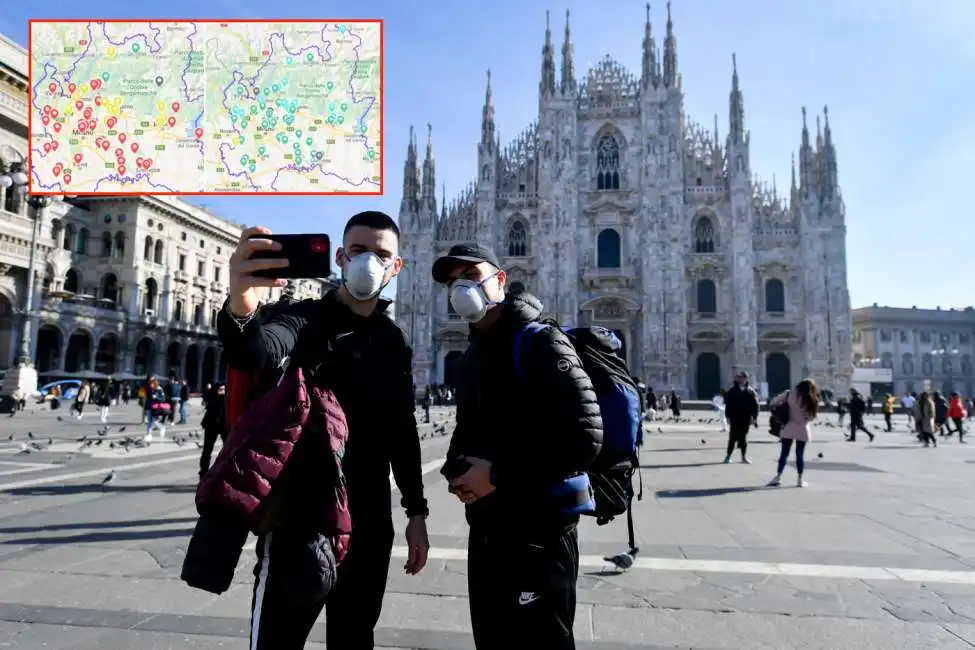 coronavirus milano smog