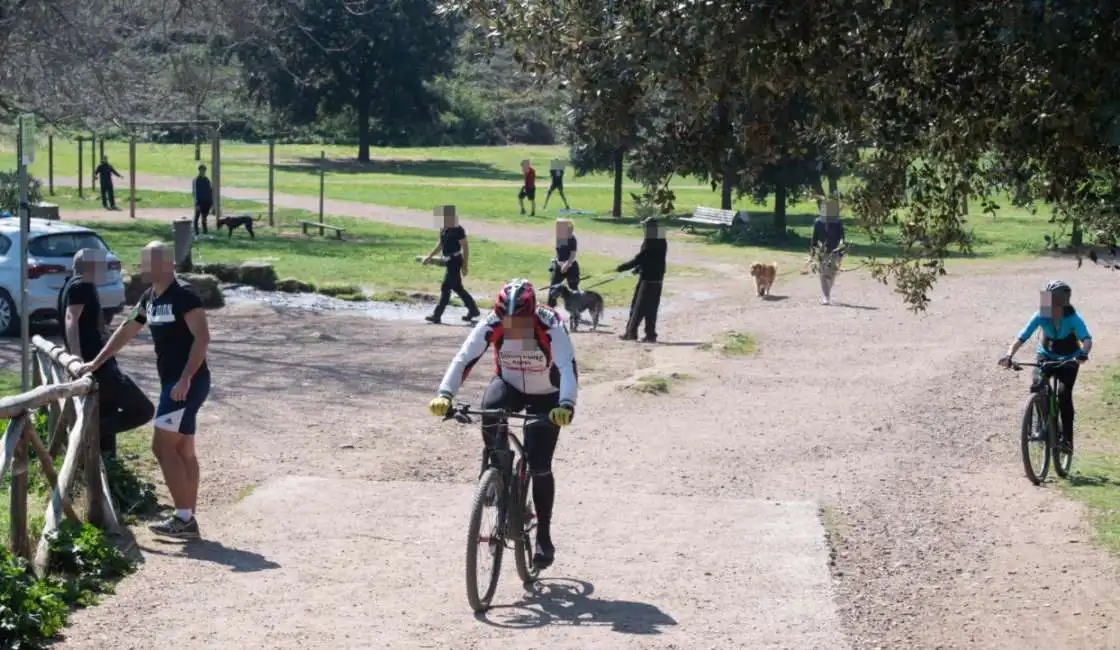 coronavirus, parco della caffarella di roma-2