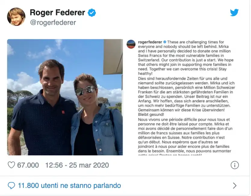 federer e la moglie