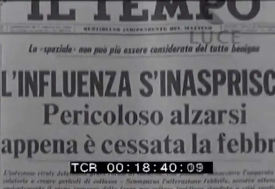 influenza spaziale archivio luce 