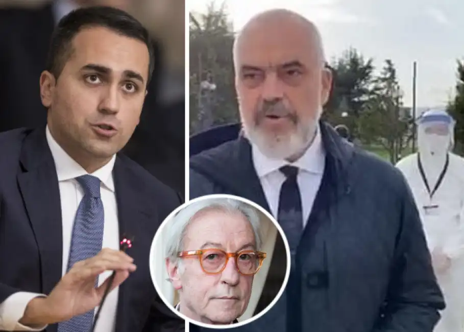 luigi di maio edi rama vittorio feltri