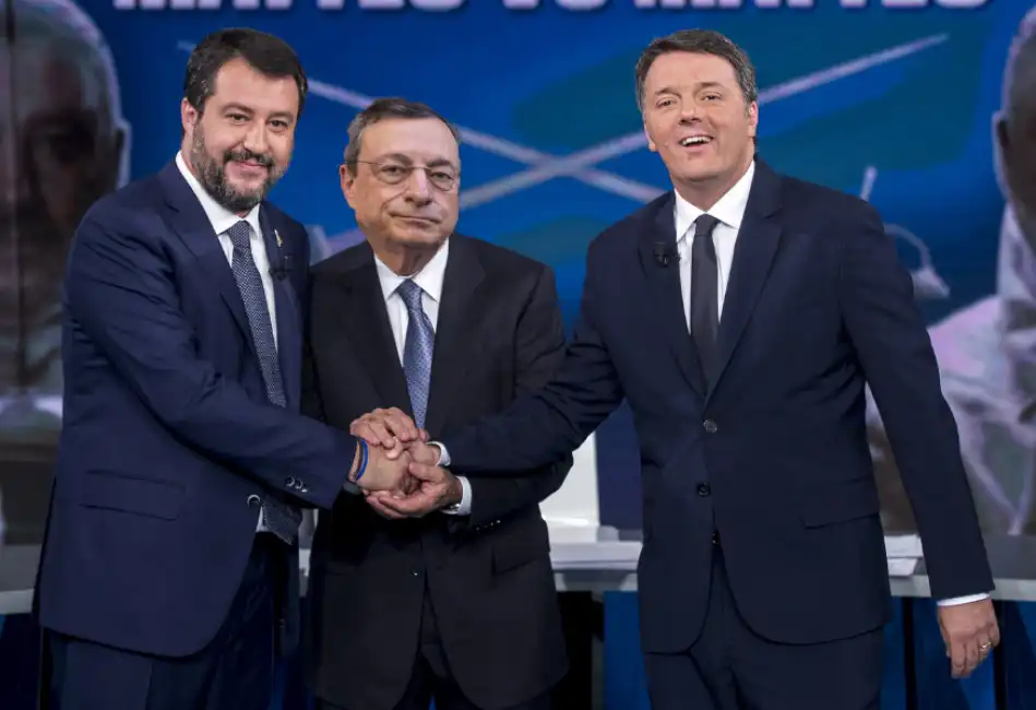 matteo salvini renzi mario draghi